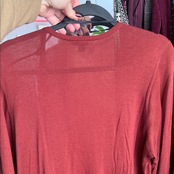 Torrid Rust Open Front Cardigan - Picture 4 of 5